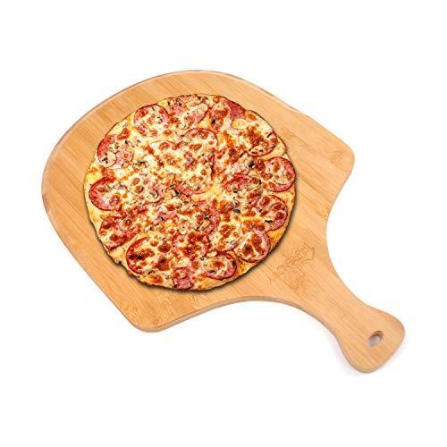 ピザピール レストラングレード 竹製 ピザボード ピザ/自家製ピザ スパチュラ パドル シェフやグルメへのギフトに
