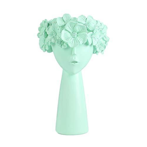 使い勝手の良い 樹脂クラフト Lucakuins かわいい女の子 ライ アート花瓶家具 ホームインテリア 植木鉢 植物 多肉植物 花瓶 装飾 造花 キャラクター花瓶 オブジェ 置き物 Raffles Mn