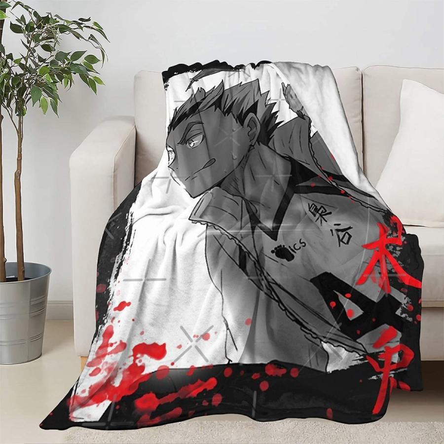 最安値で Haikyu 送料無料 プラッシュ ソフト ベッドスプレッド キルト スローブランケット 漫画 アニメ エッセンシャル Koutarou Bokuto インテリア雑貨 Windcenter Shop