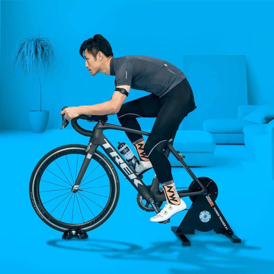 最高品質の ThinkRider A1サイクルトレーナー 自転車ダイレクトドライブトレーナー 屋内走行用静かなポータブルデザイン  内蔵パワーメータープリ