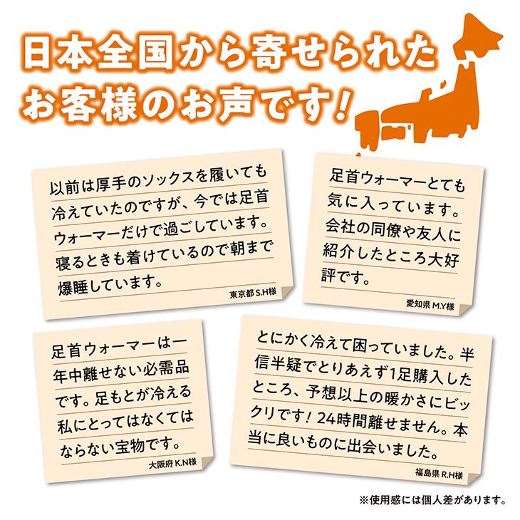 レッグウォーマー 健康足首ウォーマー 足首 あったか 温め 冷え予防 寒さ対策 裏シルク 寒暖差 温活 睡眠 快眠 節電 母の日 プレゼント 男女兼用 日本製 山忠｜onmusubi｜08