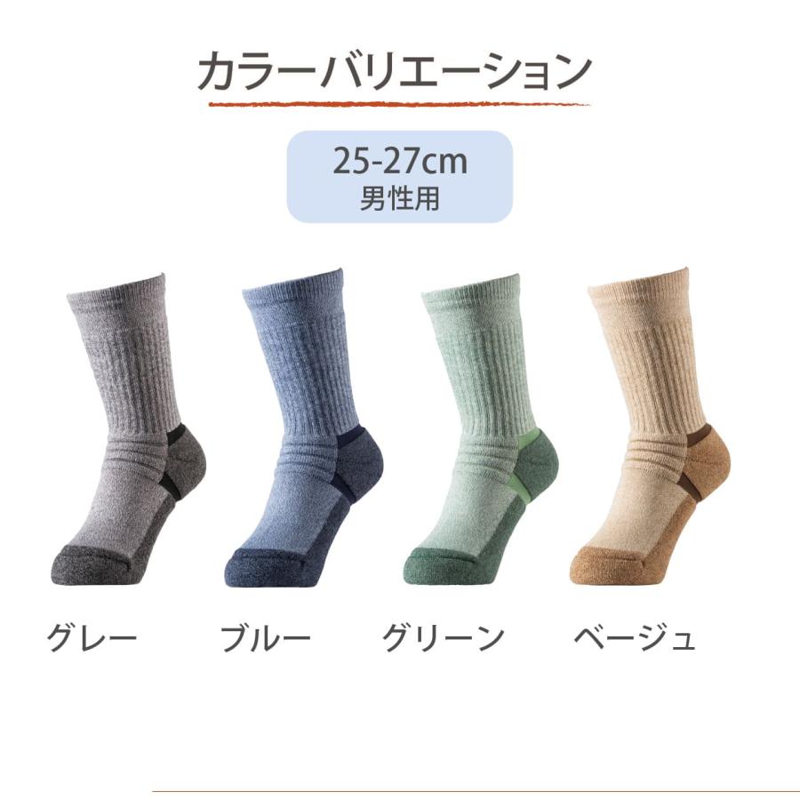 山忠 靴下 すいすい歩ける！軽快ウォーキングソックス (25-27cm