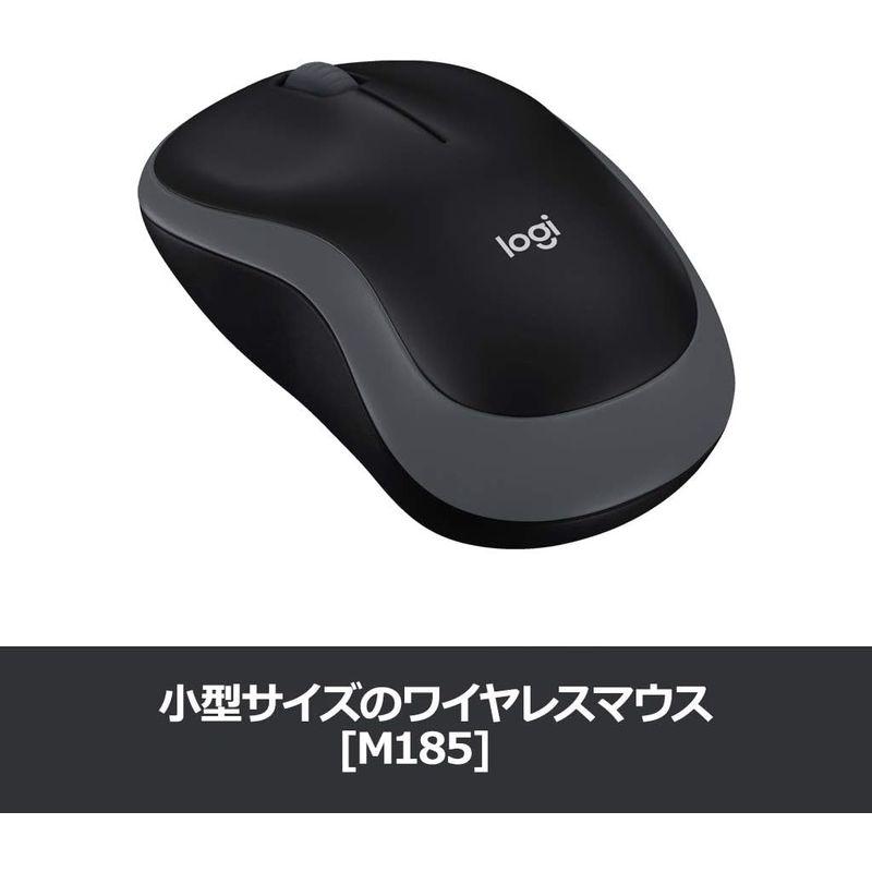 ロジクール ワイヤレスマウス キーボード セット 無線 ワイヤレスコンボ MK270 M185 + K270｜onna｜08