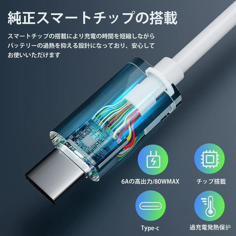 USB Type-Cケーブル OPPO専用 純正品 80W/6.5A SuperVOOC急速充電ケーブル 対応OPPO Reno7 A/Re｜onna｜03