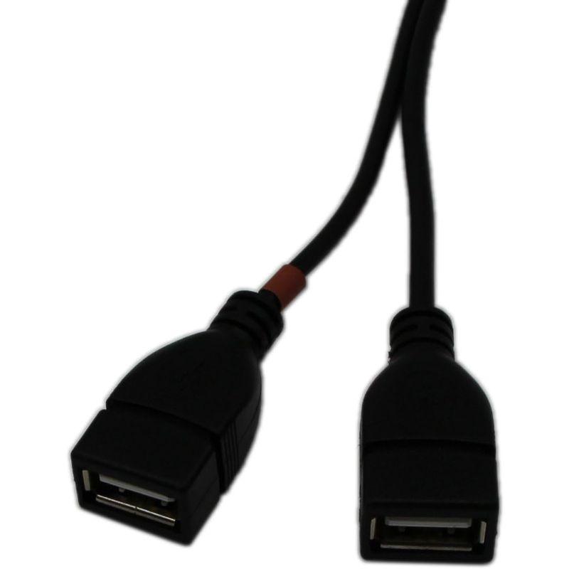 USB 2.0充電＆データ同期ケーブル - CERRXIAN USB 2.0 A 2オスUSBジャックYスプリッタ充電＆データ同期ケーブルへ｜onna｜04