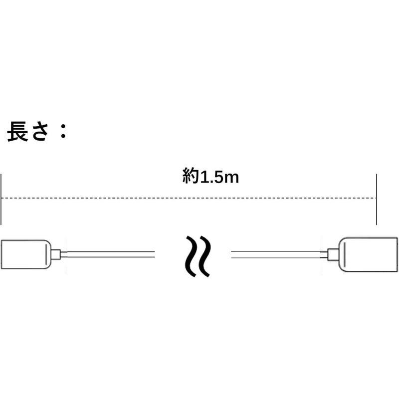 １本入EITEC ALPINE(アルパイン) KCU-620HE NXシリーズ用 HDMI Type-E to A 変換ケーブル 互換品(E｜onna｜03