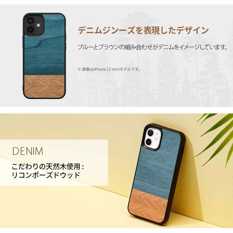 Man&Wood iPhone 14 Pro Max バックカバー 天然木ケース 木製 ウッド 自然 TPUとポリカーボネートのハイブリッド｜onna｜08