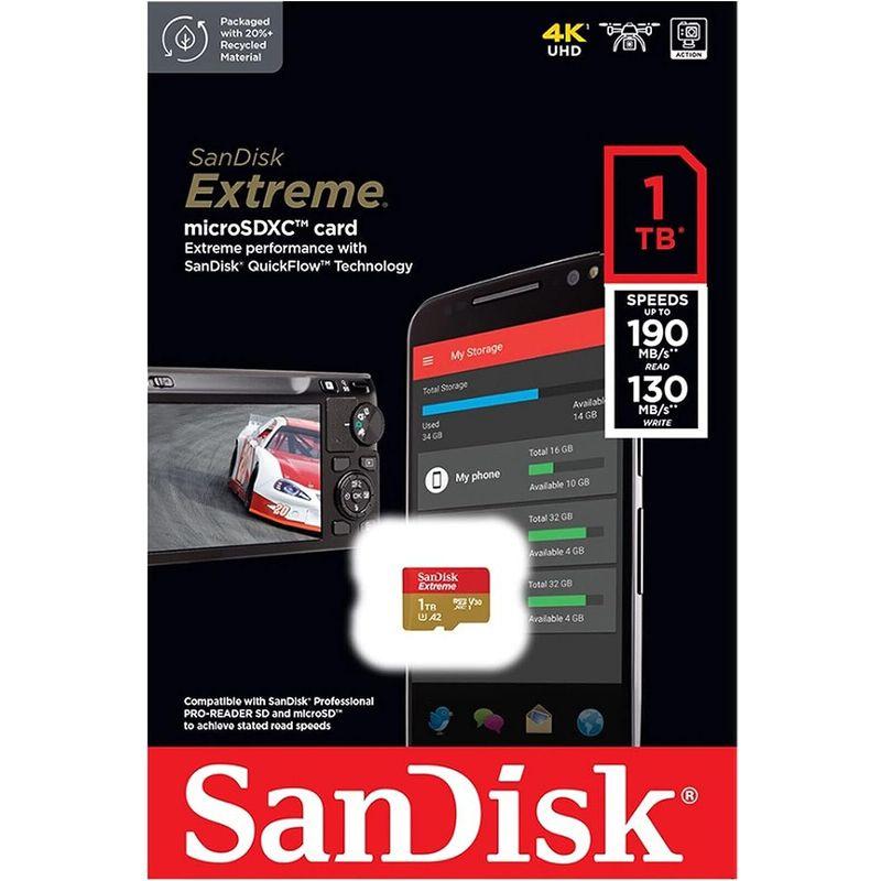 SanDisk (サンディスク) 1TB Extreme microSDXC A2 SDSQXA1-1T00-GN6MN SD変換アダプター｜onna｜02