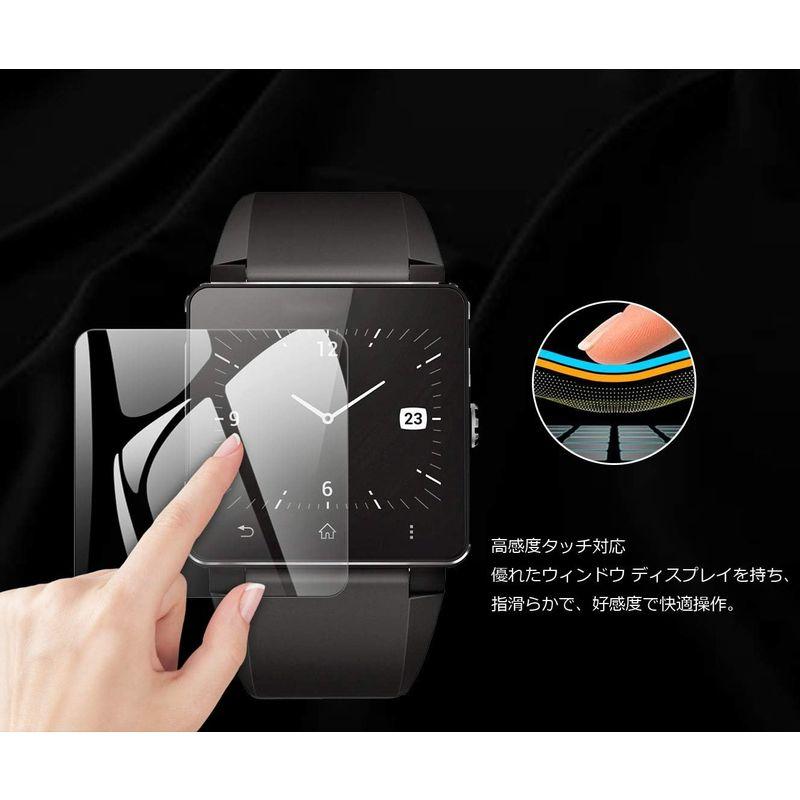 EternalStars 硬度9H 3枚Sony Smartwatch 2フィルム 硬度9H 強化ガラス Sony Smartwatch 2｜onna｜05