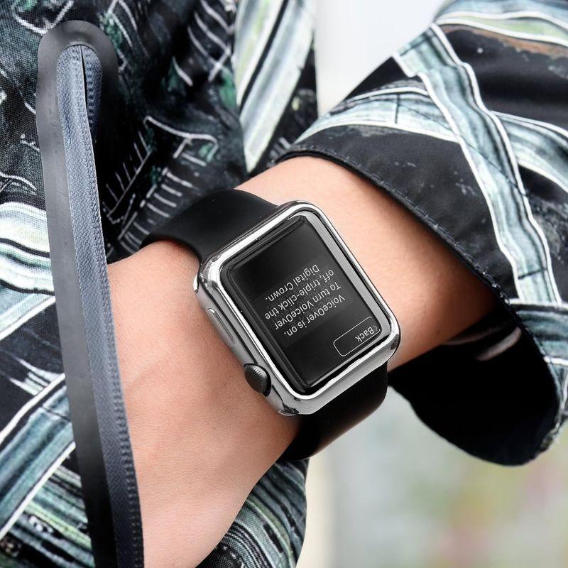 HOCO コンパチブル Apple Watch ケース アップルウォッチ カバー メッキ TPU 保護ケース 耐衝撃性 超簿 脱着簡単 Ap｜onna｜04