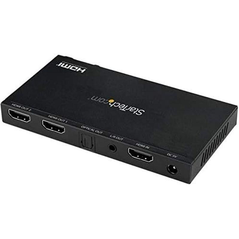 StarTech.com HDMI分配器/1入力2出力/4K60Hz HDMI 2.0対応スプリッター/スケーラー内蔵/3.5mmステレオミ｜onna｜03