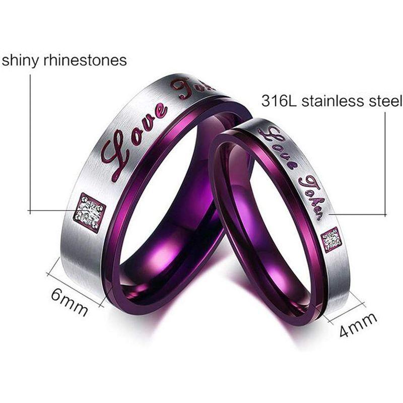 ZAKAKA 指輪 メンズ ステンレス レディース リング カップル指輪10号 12号 14号 17号 19号 21号 24号を提供する 婚｜onna｜04