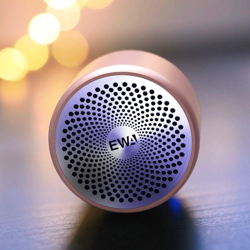 最新ローズゴールド EWA A106 ポータブル ミニ ワイヤレス Bluetooth スピーカー 旅行用EVAケース付き12時間連続再生/｜onna｜03