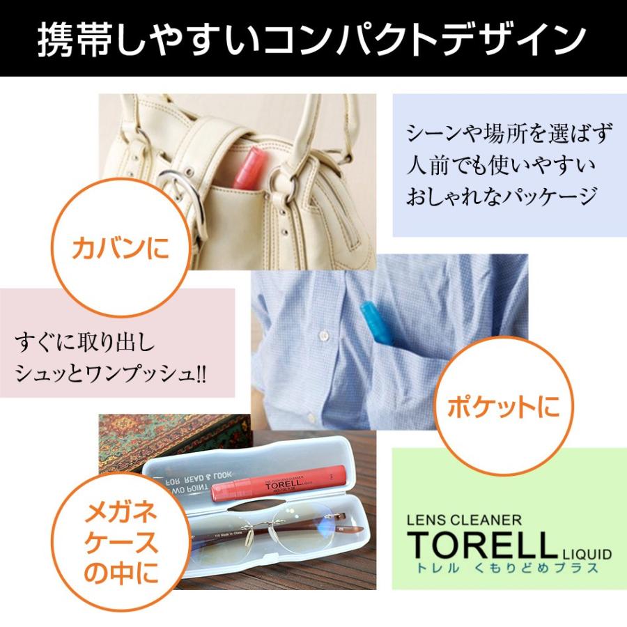 名古屋眼鏡 TORELLトレルワンプッシュレンズクリーナー曇り止め＋