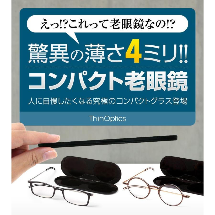 Thinoptics シン オプティクス ブルックリン コンパクトグラス 送料無料 老眼鏡 老眼鏡に見えないメガネ おしゃれ 男性用 女性用 Eye Wear Labo 通販 Yahoo ショッピング