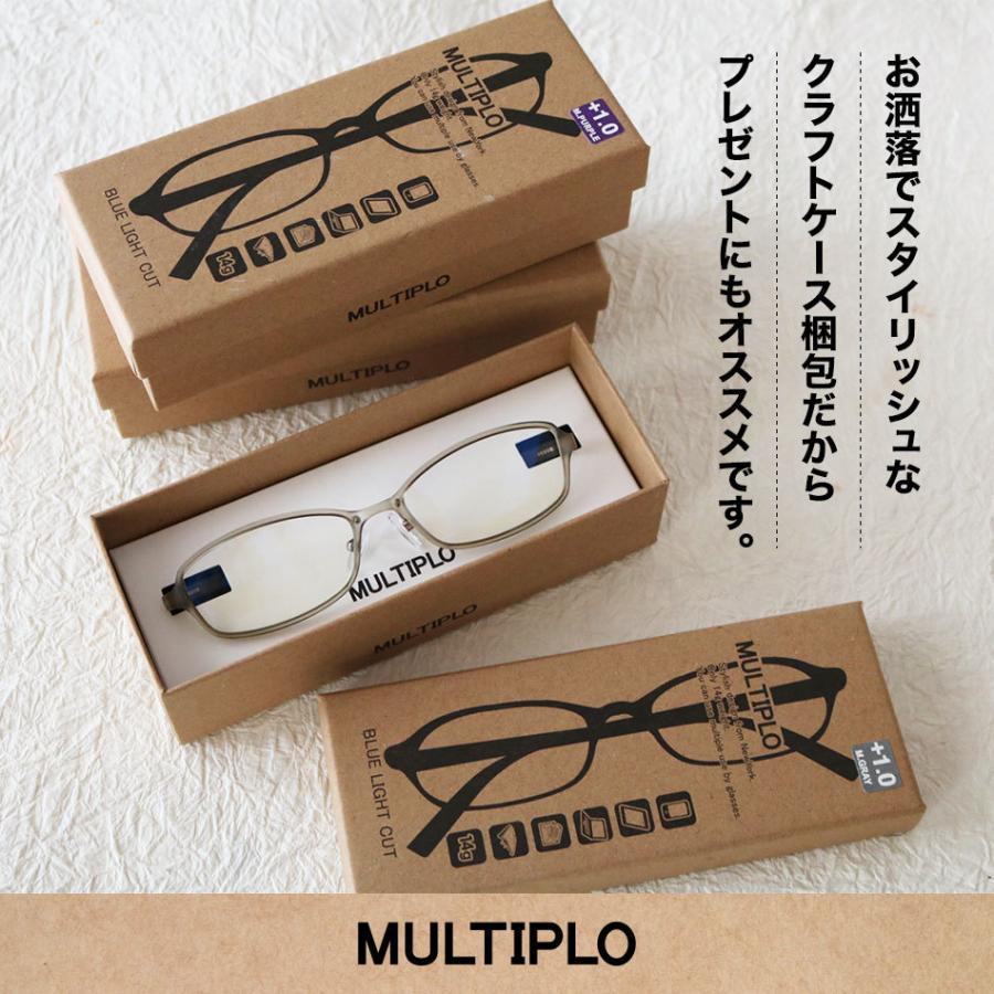名古屋眼鏡 老眼鏡 MULTIPLO マルチプロ ブルーライトカット