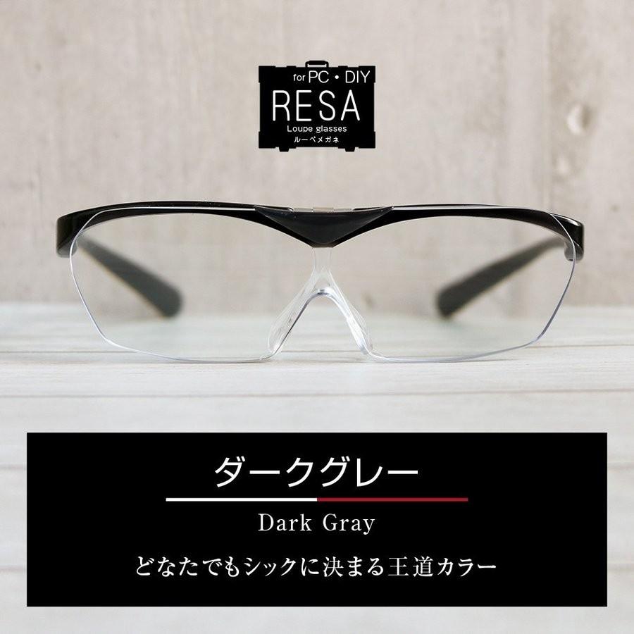 拡大鏡RESALoupeglassesレサルーペグラスルーペメガネ跳ね上げ老眼鏡ではありませんおしゃれ倍率1.6全2色男性用女性用一般医療機器｜onokonoshop｜14