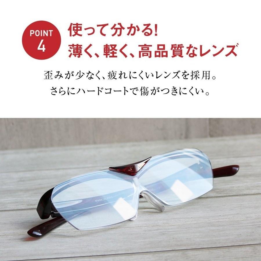 拡大鏡RESALoupeglassesレサルーペグラスルーペメガネ跳ね上げ老眼鏡ではありませんおしゃれ倍率1.6全2色男性用女性用一般医療機器｜onokonoshop｜07