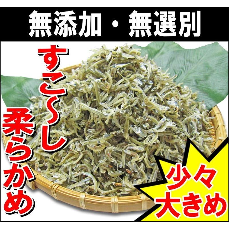 セール ちりめんじゃこ 140g 大きい 無添加 無選別 訳あり 広島県産 魚介 魚 メール便限定 送料無料｜onomichi-marukin｜09