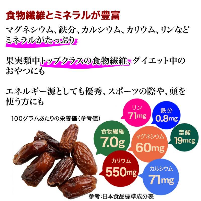 ドライフルーツ デーツ(イラン産)800g×1袋 ポイント利用 セール 送料