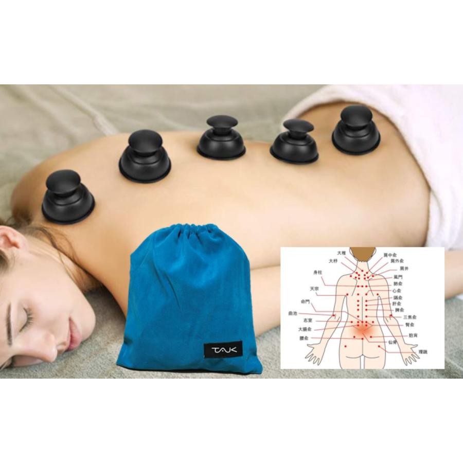 TAKUBOTA カッピング シリコンカッピング 吸い玉 ポータブル ソフトヘルスカッピング ブラック 8個セット CAPI-001 |  | 01