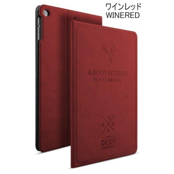 ipad ケース 手帳型 レザー 鹿 ipad6 ipad5 ipad mini5 mini4 pro10.5 air3 air2 air1  3D シカ スタンド スリム おしゃれ カバー アイパッド｜onparade｜09