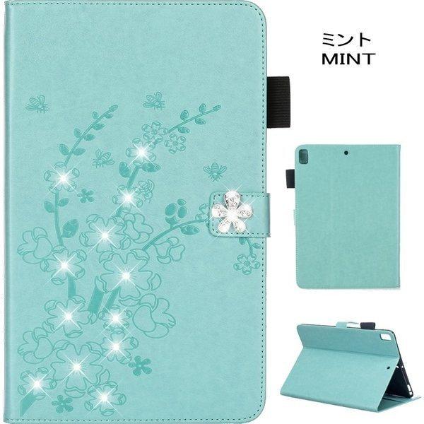 ipad ケース 花 レザー かわいい カバー 手帳型 mini6 第10世代 第9世代 第8世代 air5 air4 ipad10 ipad9 ipad8 ipad7 10.2 ipad6 pro11 mini 5｜onparade｜04