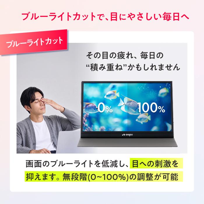 日本企業 ポータブルディスプレイ 15.6インチ フルHD IPS モバイル