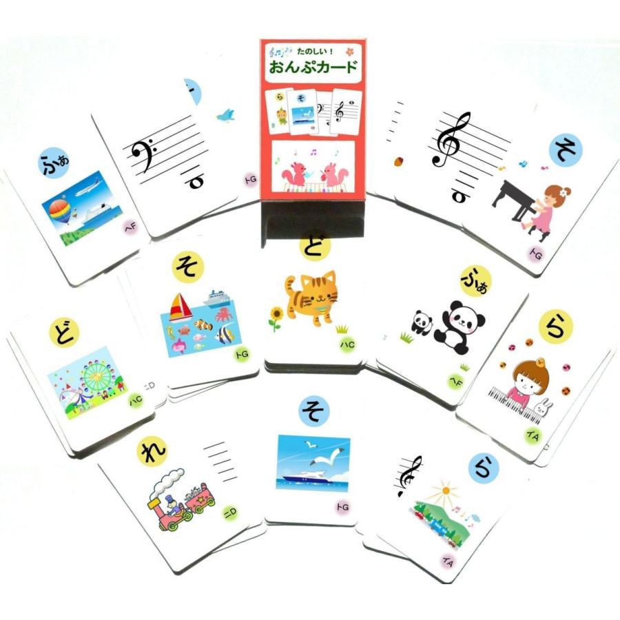 サービス価格の音符カード　ト音・ヘ音記号 | 