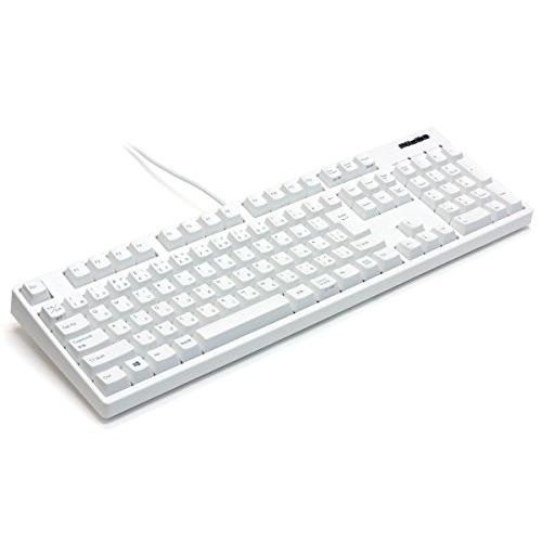 FILCO　Majestouch2　HAKUA　日本語配列　CHERRY　FKBN108M　MX茶軸　JMW2-A　マットホワイト　アサギキープラー付