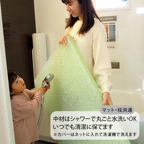 長時間のドライブに 背もたれ付き座布団 厚さ2.0cm 体圧分散 高反発 丸ごと洗える 日本製 こだわり大分 送料込の画像