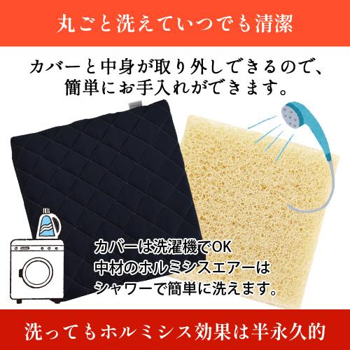ホルミシスエアー すごいクッション 約40×40cm 厚さ6cm 完全日本 ホルミシスエアー すごいクッション 約40×40cm 厚さ6cm 完全日本