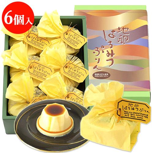 清関院いち松　湯布院菓子　蜜衛門　地卵はちみつぷりん 菊家 地卵はちみつぷりん 6個入 送料込価格 : おんせん県おおいた