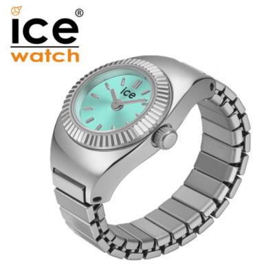 アイスウォッチ ICE-Watch リングウォッチ ウォッチリング シルバーターコイズ  時計 指輪 シュシュ CHOUCHOU 025515 | ICE WATCH