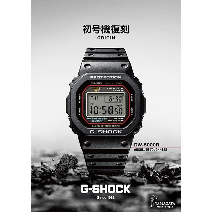 G-SHOCK DW-5000R-1AJF復刻モデル 2024新作 初代“G-SHOCK”復刻モデルが登場。G-SHOCK「DW-5000R