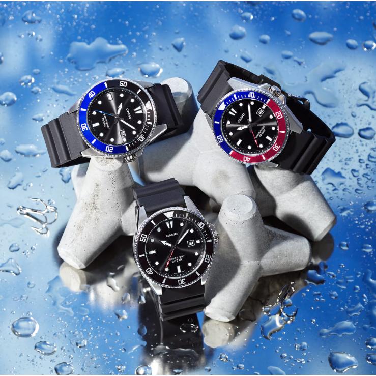 CASIO（カシオ） MDV-107-1A2JF ダイバーズウォッチ風 20気圧防水