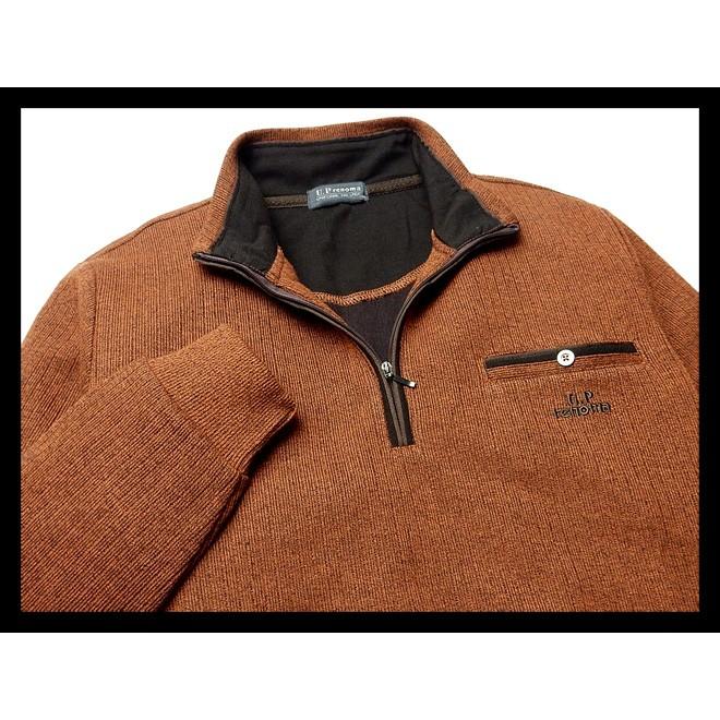 renoma（レノマ） 送料無料 メンズ ハーフジップトレーナー 長袖 U.P