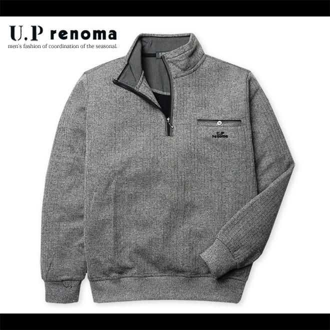 renoma（レノマ） 送料無料 メンズ ハーフジップトレーナー 長袖 U.P