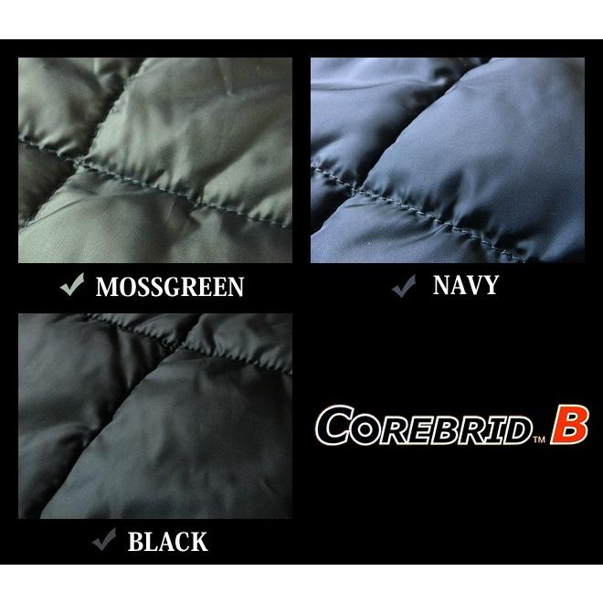 ベスト メンズ 光発熱 保温中綿ジャケット COREBRID B コアブリット