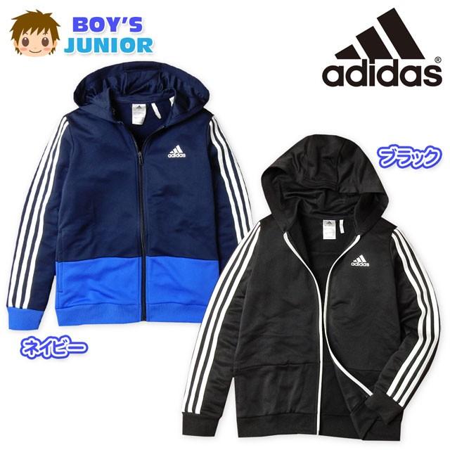 子供服 男の子 アウター フルジップ パーカー ジャケット Adidas アディダス スウェット 吸汗速乾 Climalite 袖ライン 男児 ジュニア 140cm 150cm 160cm 03a 62 オンスタイル 通販 Yahoo ショッピング