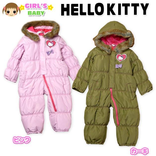 送料無料 女児ベビー ジャンプスーツ HELLO KITTY/ハローキティ ハート 