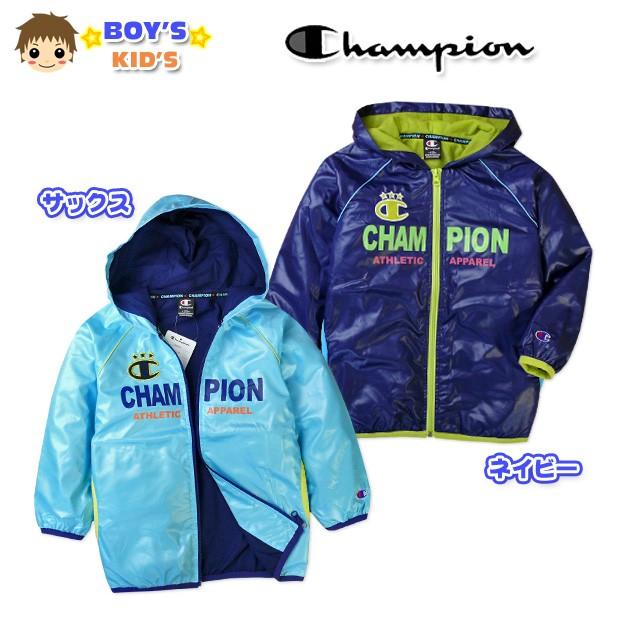 子供服 男の子 アウター フルジップジャケット Champion チャンピオン トリコット ロゴ刺繍  男児 キッズ 110cm 120cm 130cm｜onstyle