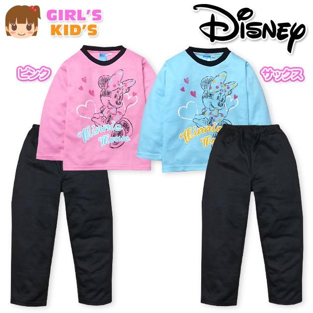 送料無料 子供服 女の子 パジャマ 長袖 Disney ディズニー ミニー 上下組 ダンボールニット かすれプリント ハート ウエストゴム 女児 キッズ 100cm 110cm 1cm 6pj 415 オンスタイル 通販 Yahoo ショッピング