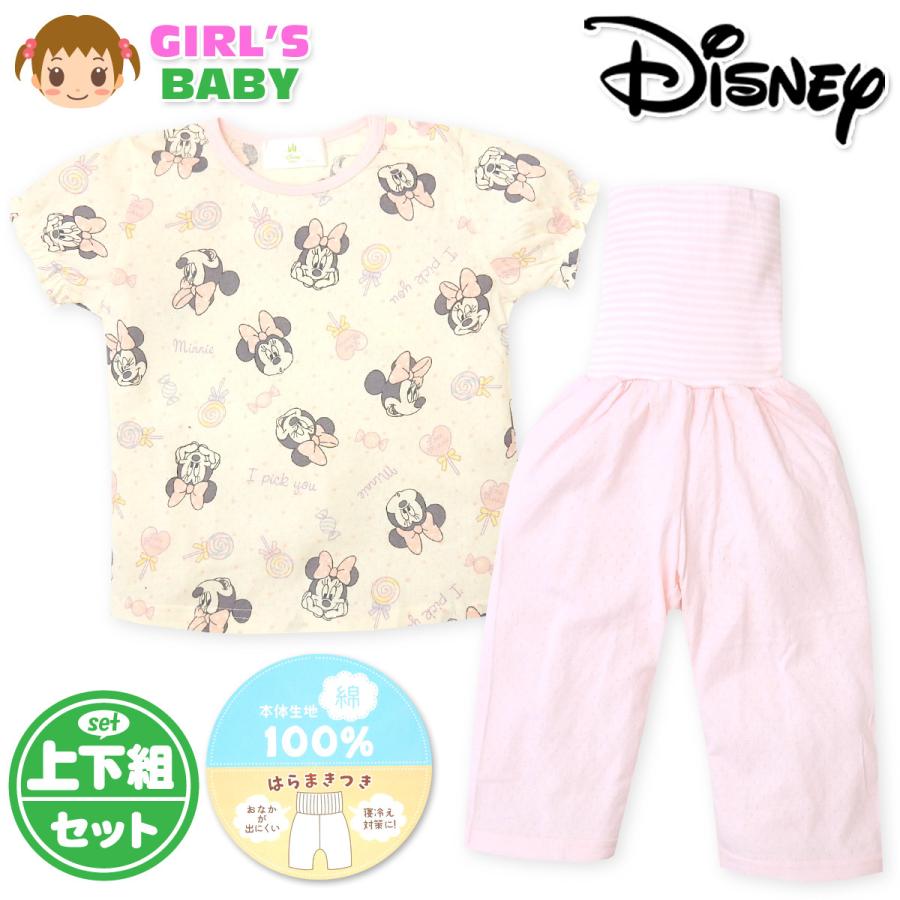 送料無料 女児 ベビー 腹巻き付き 半袖 パジャマ ディズニー ミニー 上下組 メッシュ 本体綿100 Iw 0340b Pk メール便対応 Iw 0340b オンスタイル 通販 Yahoo ショッピング