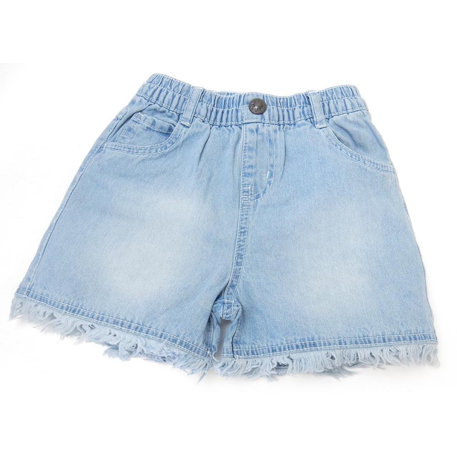 送料無料 女児 キッズ 綿100 ショートパンツ デニム素材 フリンジ Nw 0264a メール便対応 Nw 0264a オンスタイル 通販 Yahoo ショッピング