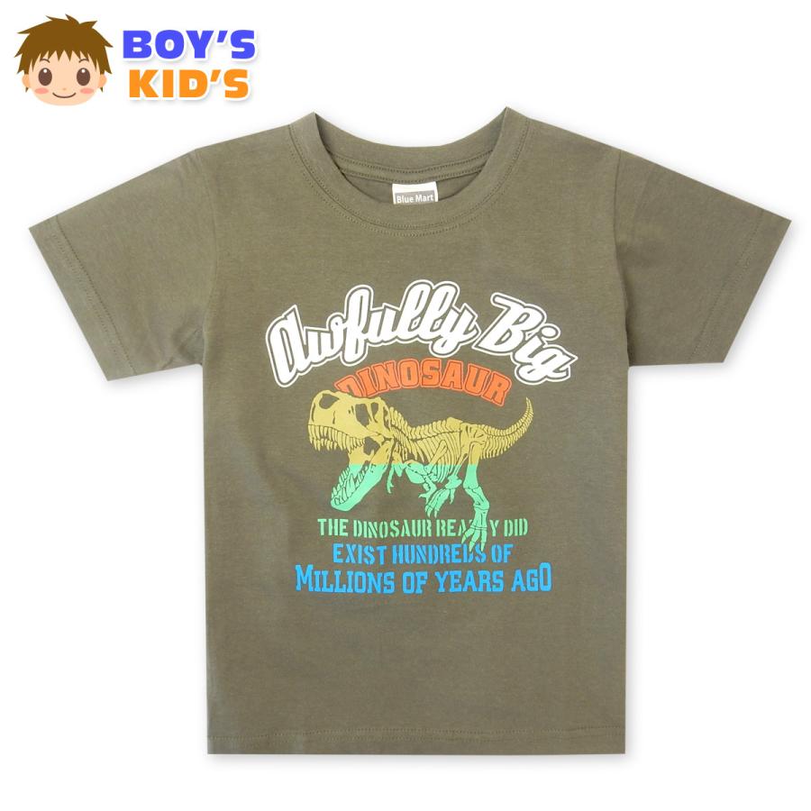 送料無料 男児 キッズ 本体綿100 半袖 Tシャツ 恐竜 ロゴプリント Nw 0333a メール便対応 Nw 0333a オンスタイル 通販 Yahoo ショッピング