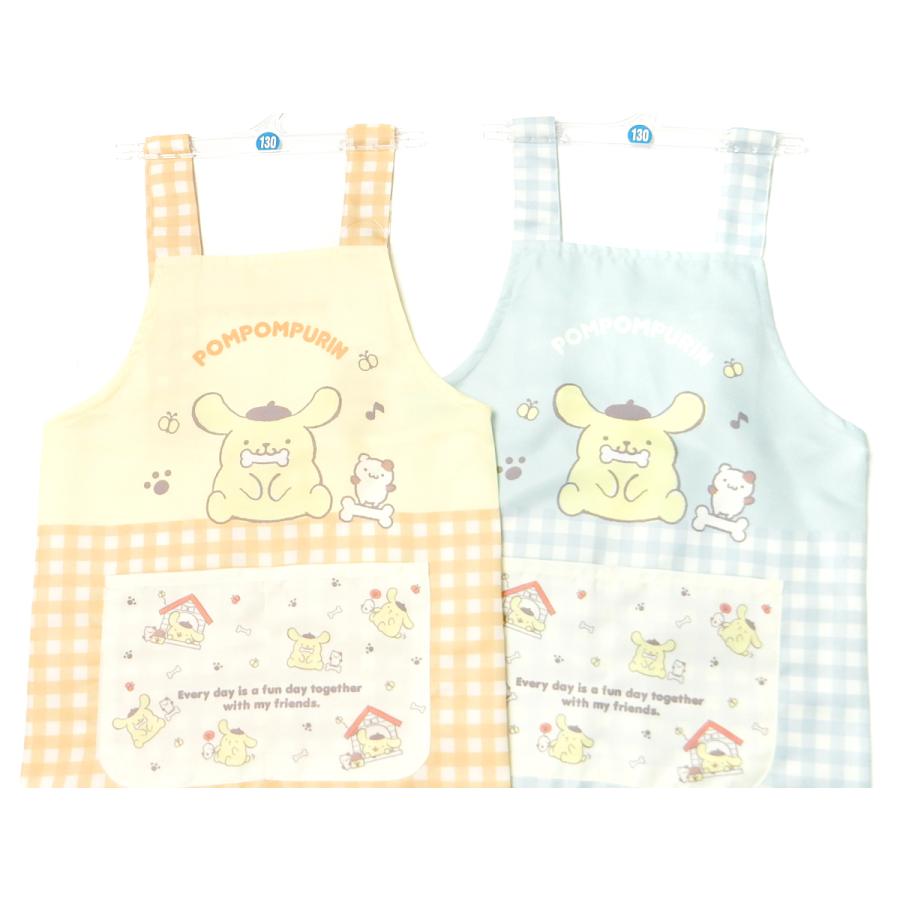 送料無料 女児 キッズ ジュニア H型 エプロン Sanrio サンリオ