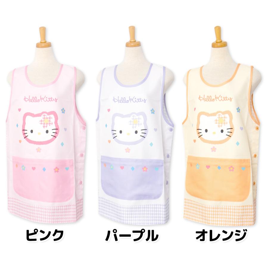 送料無料 婦人 レディース 保育士 ラン型 エプロン Sanrio サンリオ