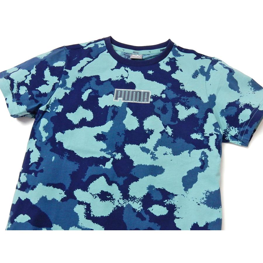 送料無料 男児 ジュニア 本体コットン100％ 半袖 Tシャツ PUMA