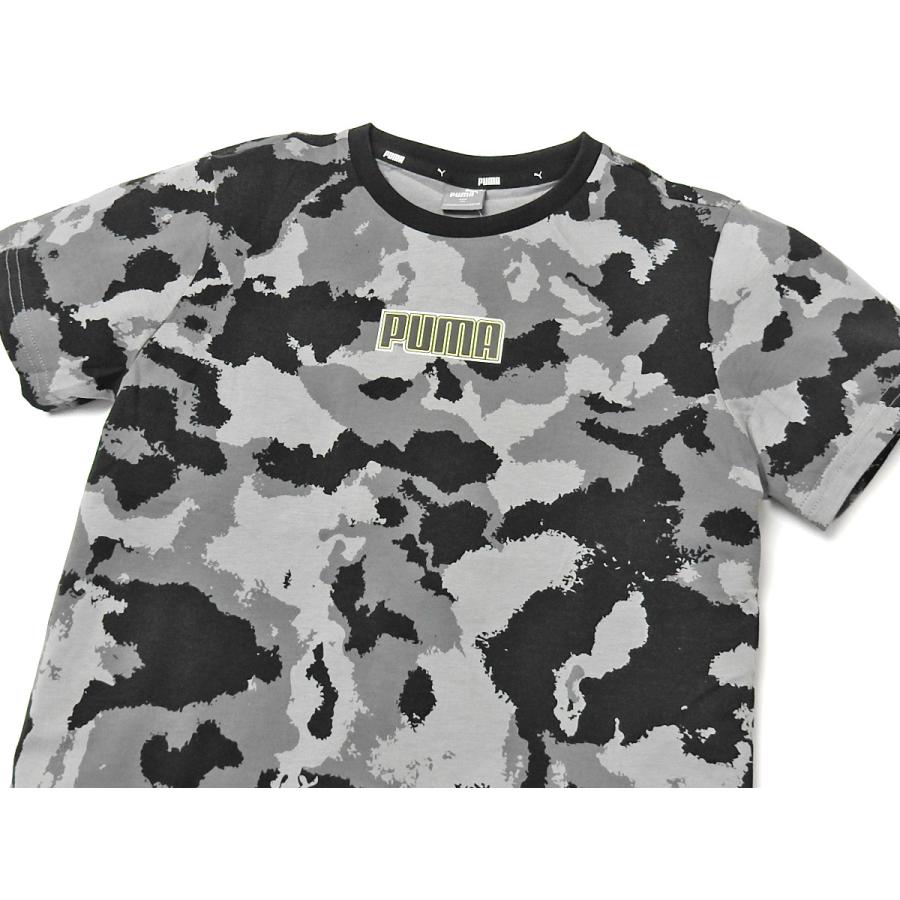 Puma 迷彩柄 シャツとショーツ セット PUMA（プーマ）】半袖Tシャツ＆ショーツセット（男の子 女の子